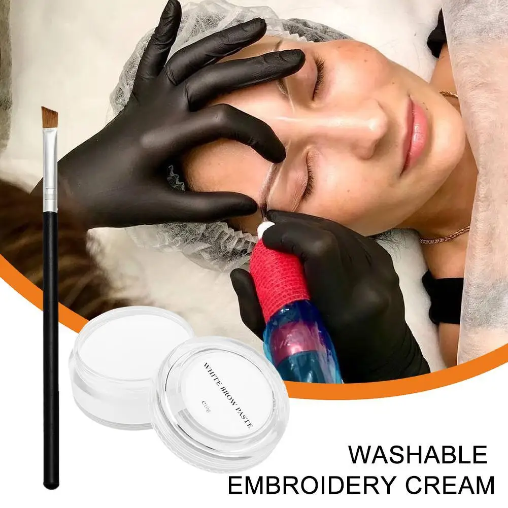 

Микроблейдинг, маркер для бровей, инструмент, белая тату, паста для бровей, моющийся пигмент для позиционирования бровей