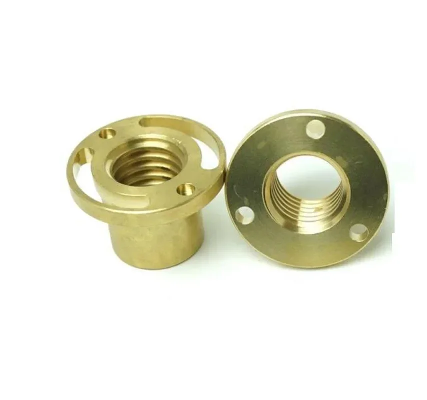 Фрезерный станок Y Axis винт медь гайка втулка Вертикальный фрезерный инструмент