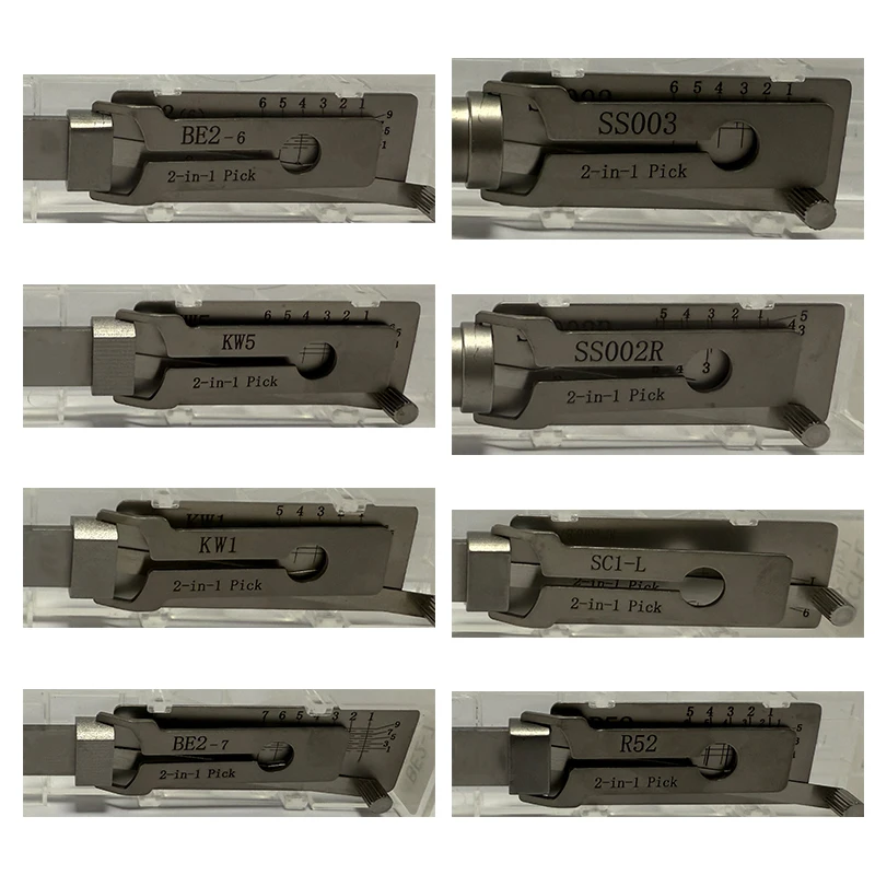 Классический инструмент Lishi 2-в-1 SC4-L TE2 AM5 SC20 SC1 SC4 SS003 SC1-L SS002R R52 BE2-7 BE2-6 KW5 (art.: 3920d04036574) - 3920d04036574