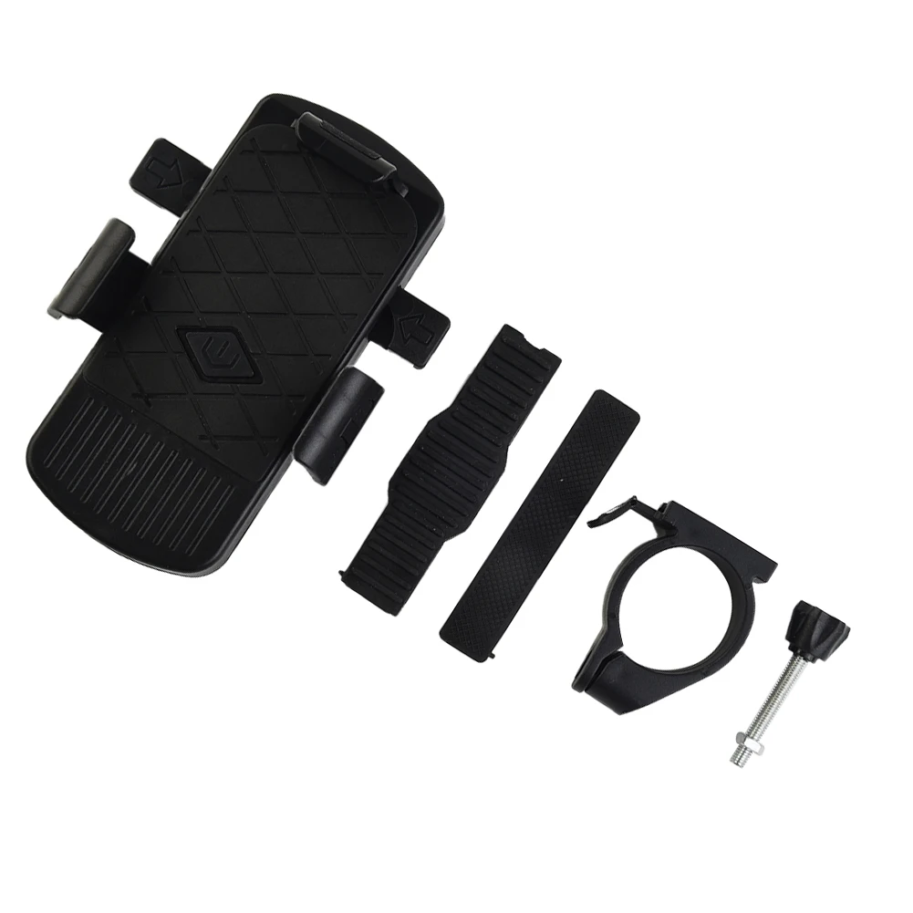 

Holder Phone Holder 1pc Aluminium Alloy Black Handlebar Scooter PVC Phone Holder Bracket Mount Quick To Take Down