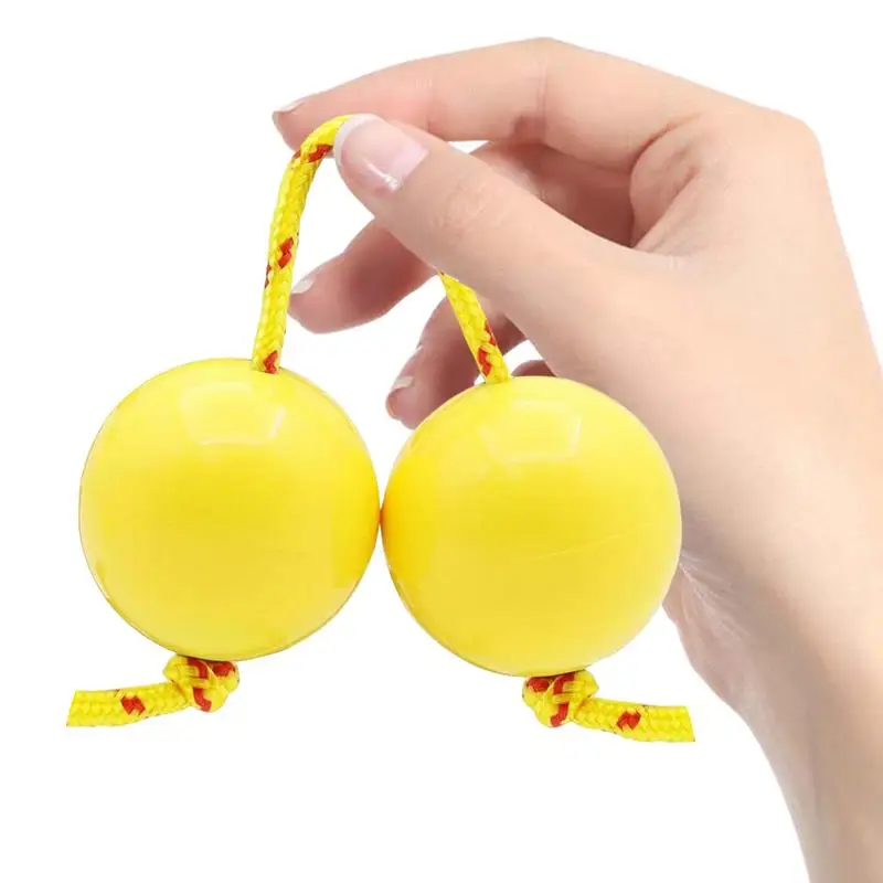 

ABS Hand Shaker Balls Music Egg Shaker Double Gourd Percussion ABS Rhythmic Ball Drum Ball African Shaker Rattle Instrument