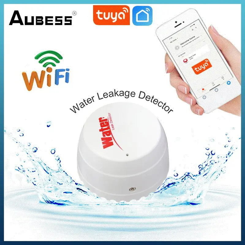 

Датчик утечки воды TUYA с Wi-Fi и управлением через приложение