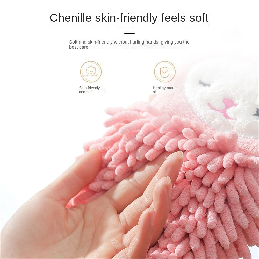 Настенное полотенце для рук супер впитывающая быстросохнущая ткань из синели