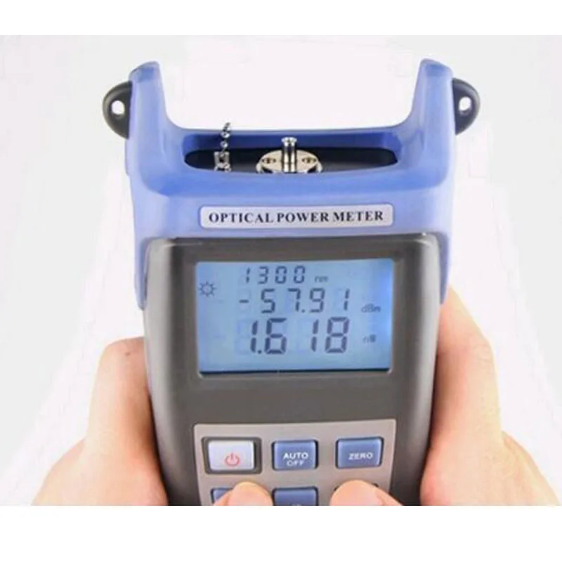Free Shipping  2 In 1 FTTH Fiber Optic Tool Kit Optical Power Meter and 1-30MW Visual Fault Locator Use with Fiber Optic Test Pe