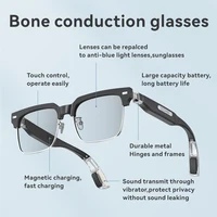 Bone conduction glasses CY02 polarized smart sunglasses can be customized photochromic anti-blue light prescription lenses CY01