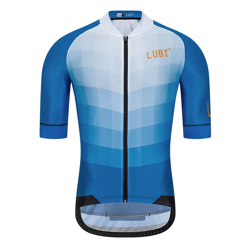 

LUBI 2022 Cycling Jersey Short Sleeve Men's Summer Pro Road Shirt Bicycle Wear Cycle Racing MTB Clothes Mountain Ride Clothing