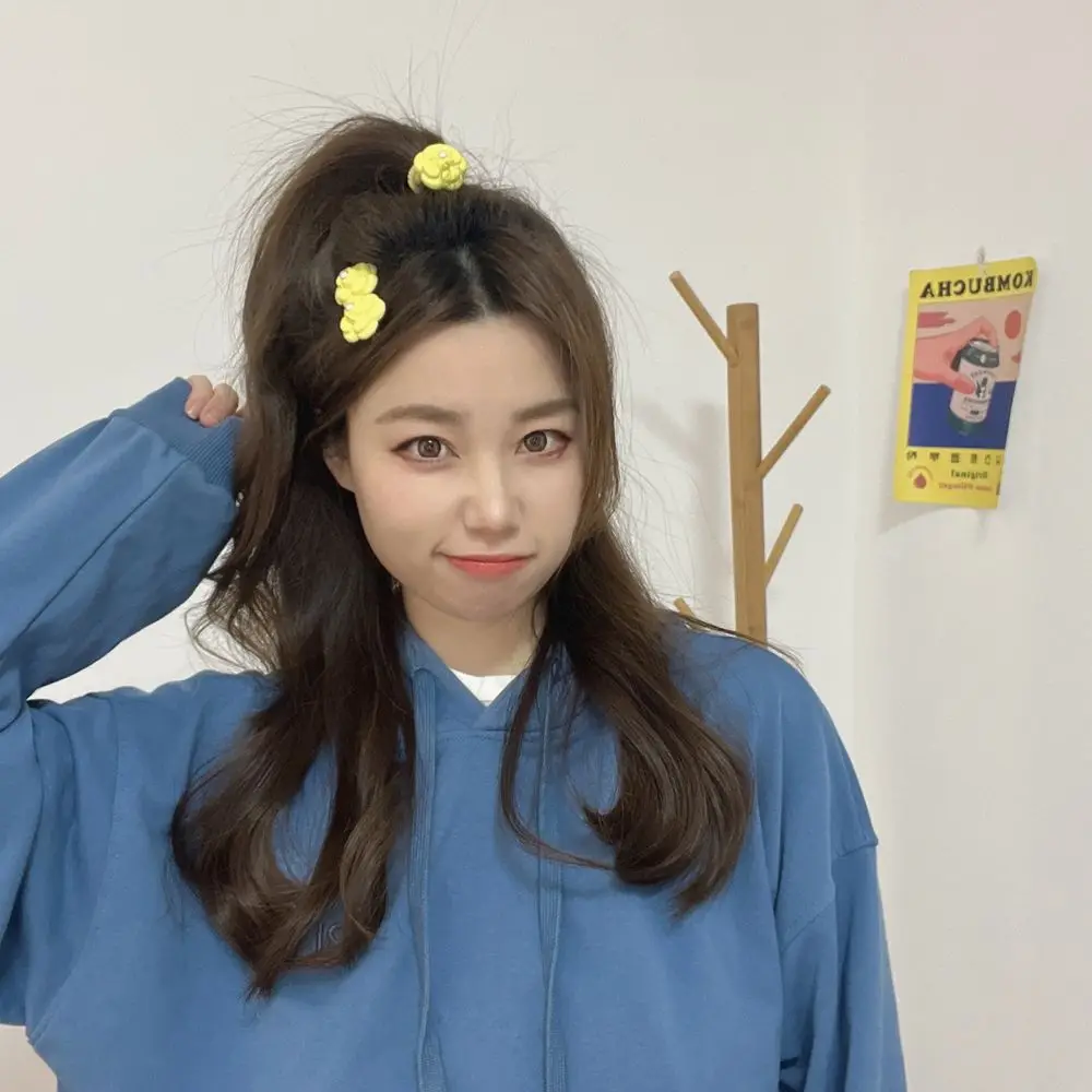 

Retro Vintage Hair Tie Pearl Elegant Cute Korean Style Hair Clip Headwear Female Hair Circle Camellia Hair Rope