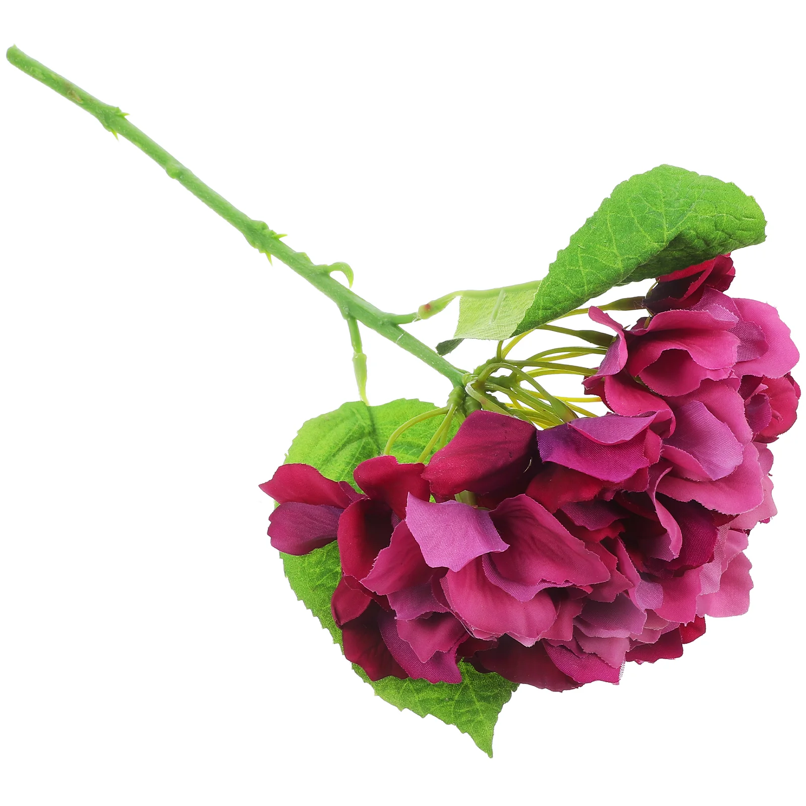 

Bouquets Hydrangea Stems Decorative Flower Home Fake Hydrangeas Faux Flowers Artificial Wedding Household