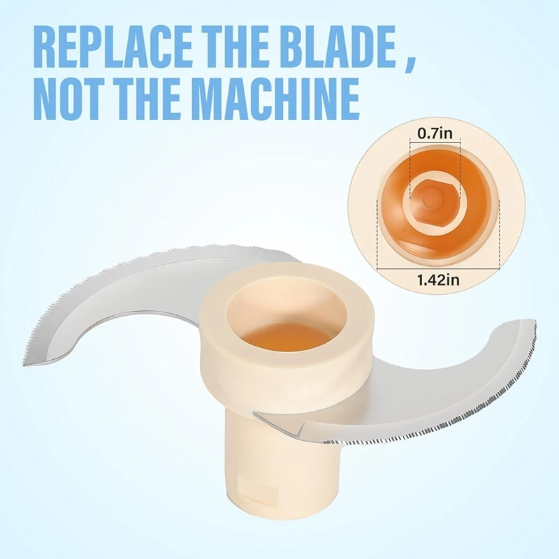 Женское лезвие из нержавеющей стали для кухонного комбайна с 14 чашками