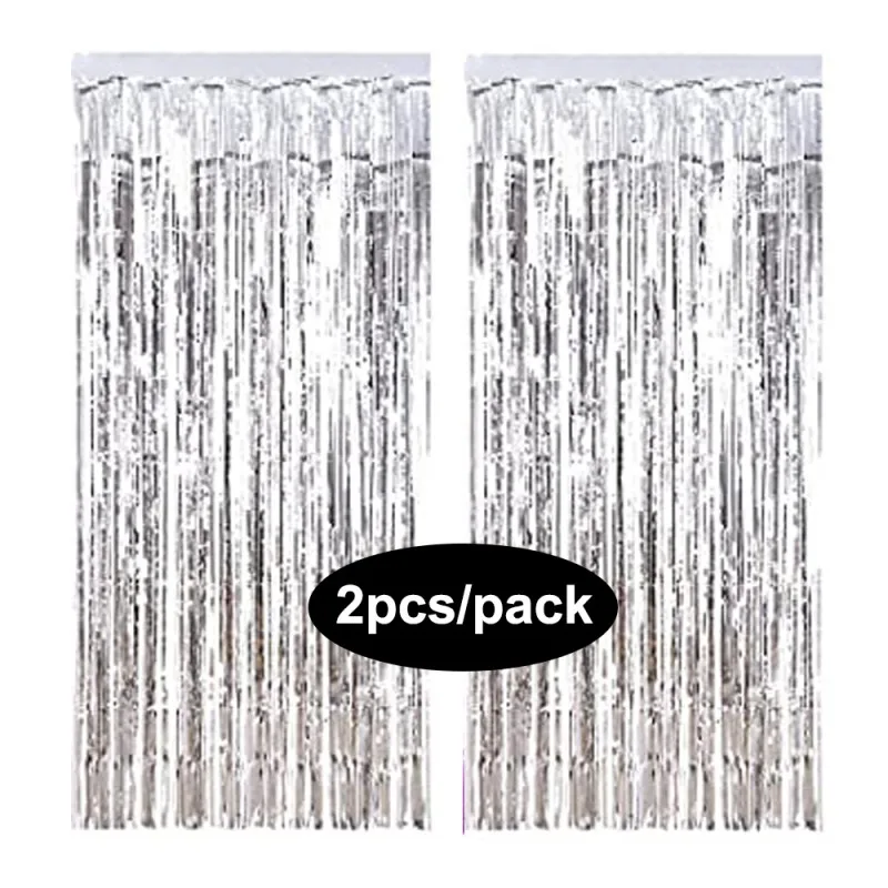 

Фольговые декоративные шторы для вечеринки