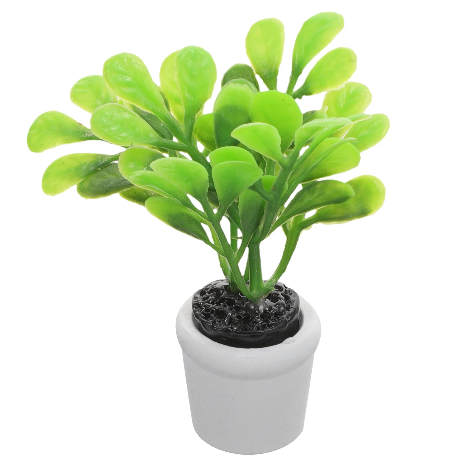 

Dollhouse Accessories Kitchen Table Centerpieces Small Green Dining Plastic Miniature Plants