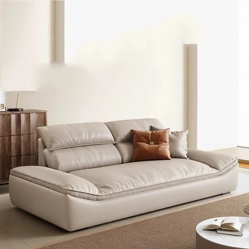 Итальянский прямой диван для гостиной роскошный отдыха в скандинавском стиле