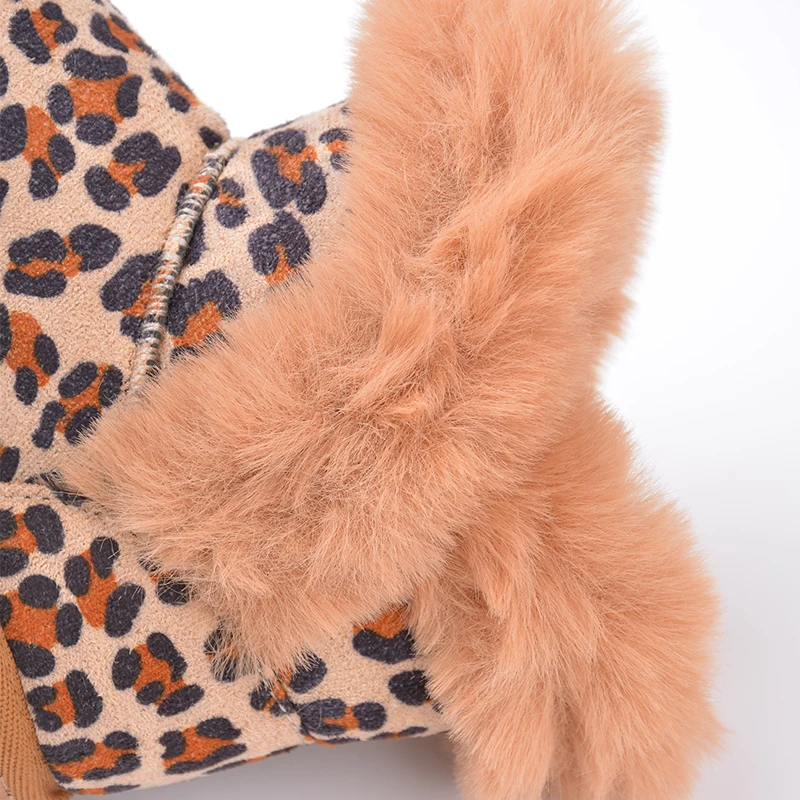 Модные Короткие Ботинки На Плюшевой Подкладке Для Девочек