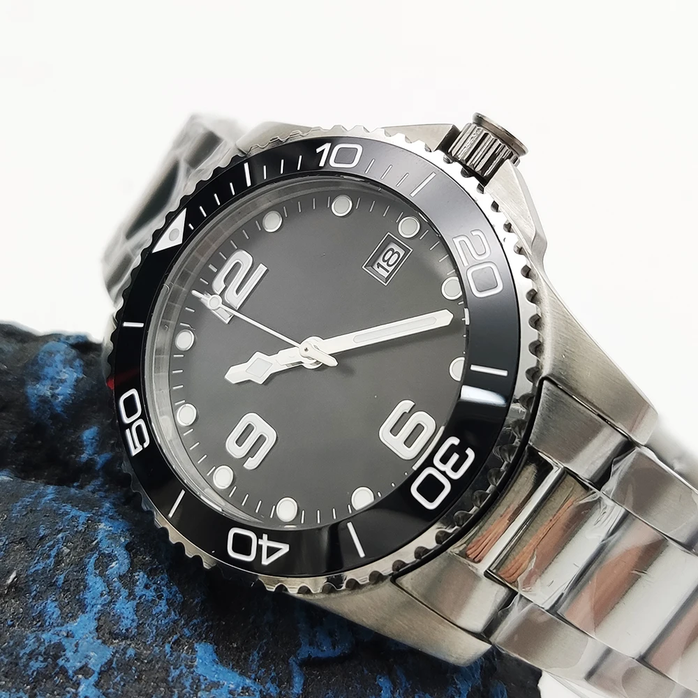 41MM lMen's Sports Automatic Mechanical Watch Japan NH35 Movement Rotating Bezel Luminous Clock