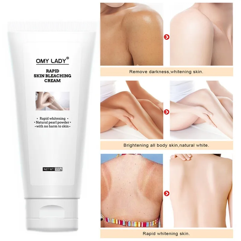 

OMYLADY Rapid Skin Bleaching Cream Pearl Powder Brighten Armpit Knee Groin Quick Whitening Lighten Melanin Body Care