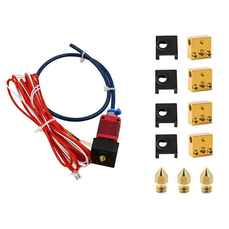 

Запчасти для модификации сборный экструдер Hotend с Capricorn Bowden PTFE трубки, 0,4 мм сопло для Ender 3 /Ender 3 Pro