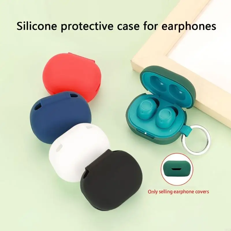Фото Гибкий силиконовый защитный чехол для JLab JBuds Mini Earbud, противоударный чехол, устойчивый к царапинам рукав, ежедневное использование №2