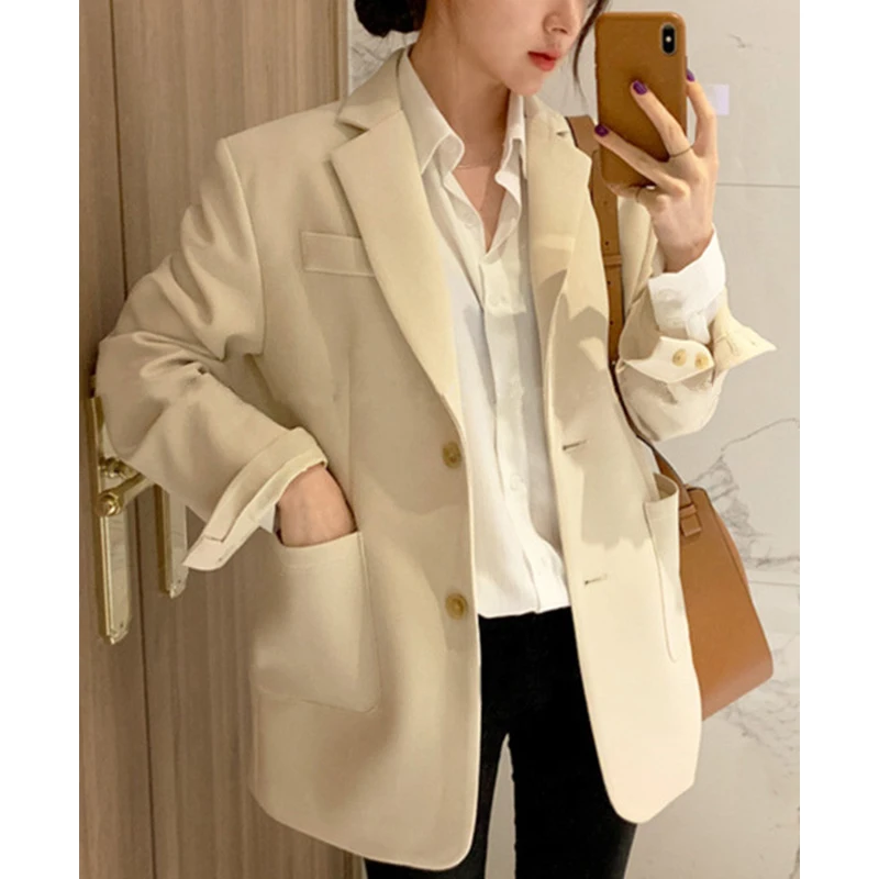 

Suit Jacket Female Small 2022 Spring and Autumn New Relaxed Silhouette Small Suit