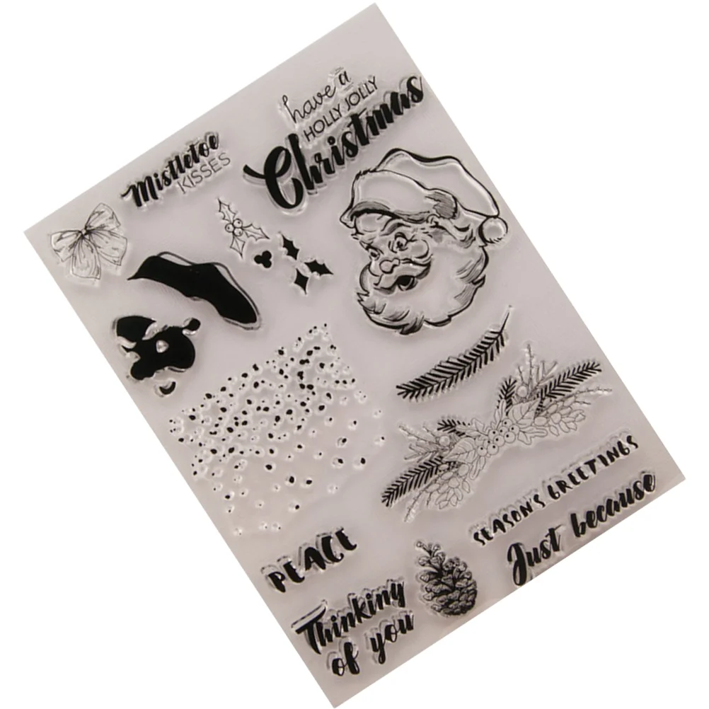 

1pc Rubber Stamps Transparent Clear Cling Seal Sheet for Diary DIY Decoration Making