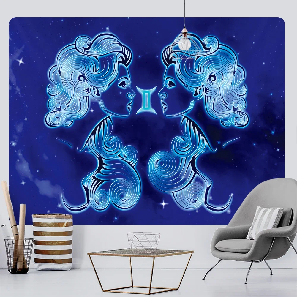 Гобелен для домашнего декора украшение на стену в стиле хиппи с принтом солнца