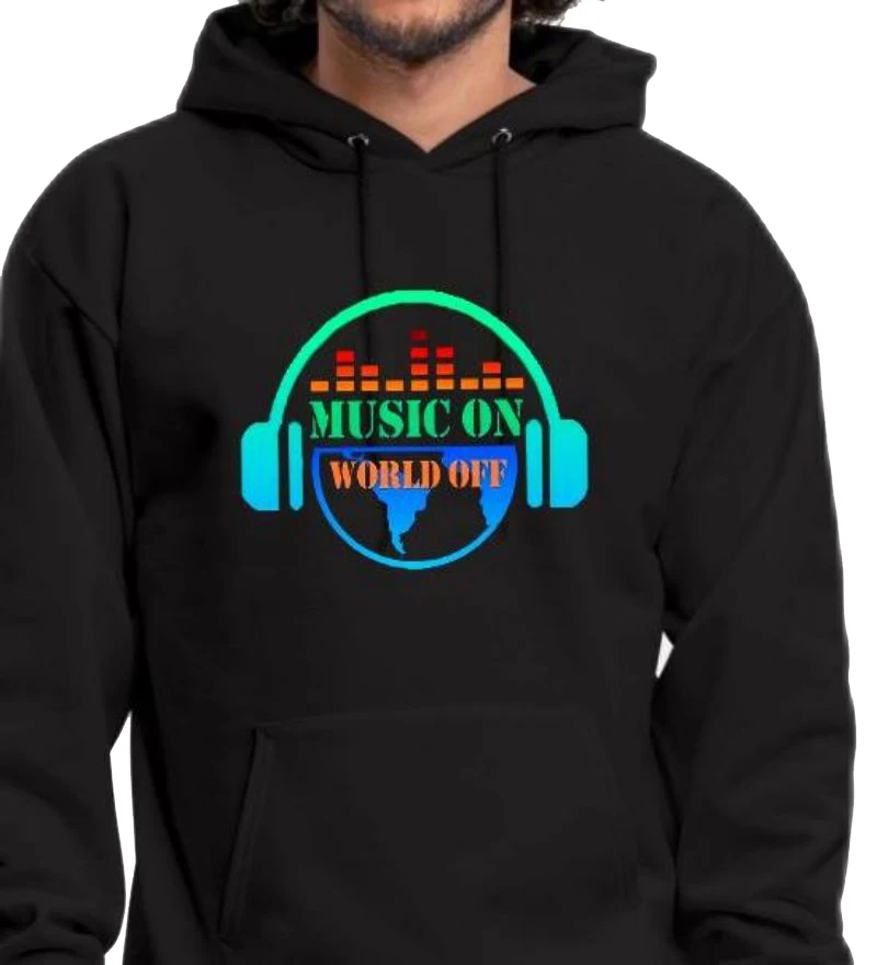 

Мужская Флисовая Толстовка с капюшоном от Music On World