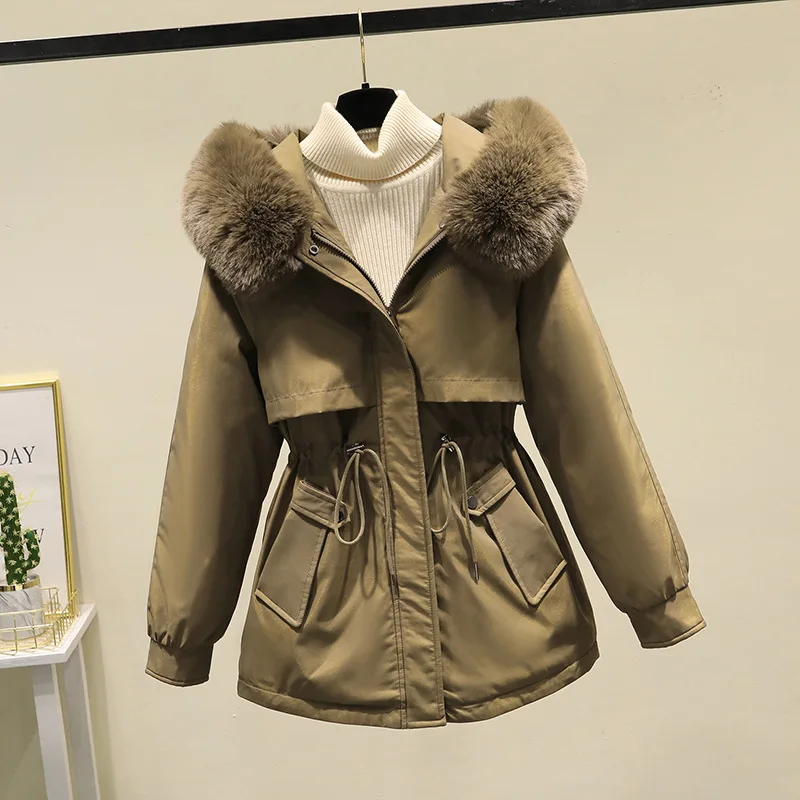 Winter Coat for Women 2022 Jackets Women Thick Warm Long Dowm Coats New In Outerwears Abrigo Woman Parkas Cotton Doudoune Femme