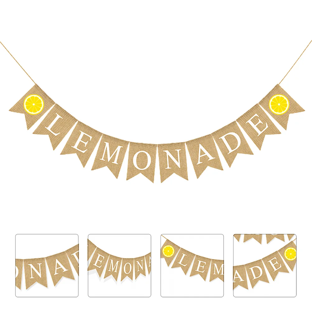 

Party Swallowtail Banner Baby Decor Kids Birthday Summer Wreath Photo Garland Linen