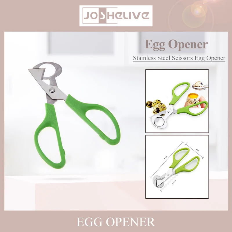 

Pigeon Quail Egg Scissor Quail Egg Opener Cutter Stainless Steel Shells Scissors Bird Eggshell Separator Clipper Kitchen Gadgets