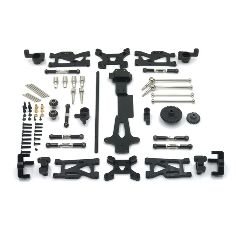 

For WLtoys 144001 144002 144010 1/14 RC Car Metal Upgrade Parts Kit Drive Shaft Swing Arm Modification Accessories,5