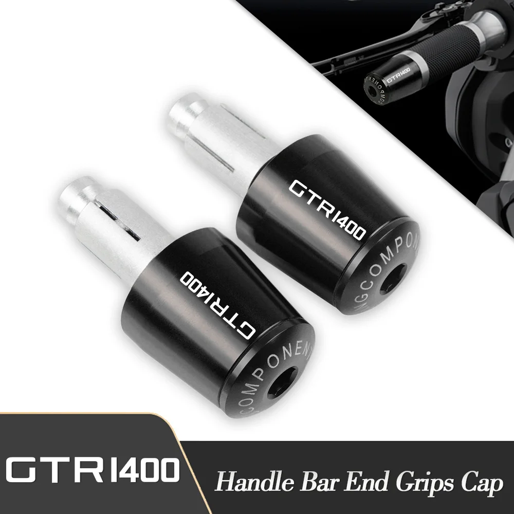

Motorcycle Handle 7/8"22mm Gear Balanced Plug Slider Handle Bar End Grips Cap For Kawasaki GTR1400 2007-2017 Motorcycle Parts