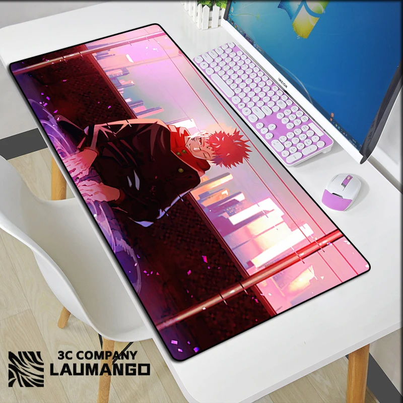 

Настольный защитный коврик для мыши, геймерский коврик для мыши jujютсу Kaisen Anime Xxl, большой игровой коврик, коврик для клавиатуры ПК для шкафов...