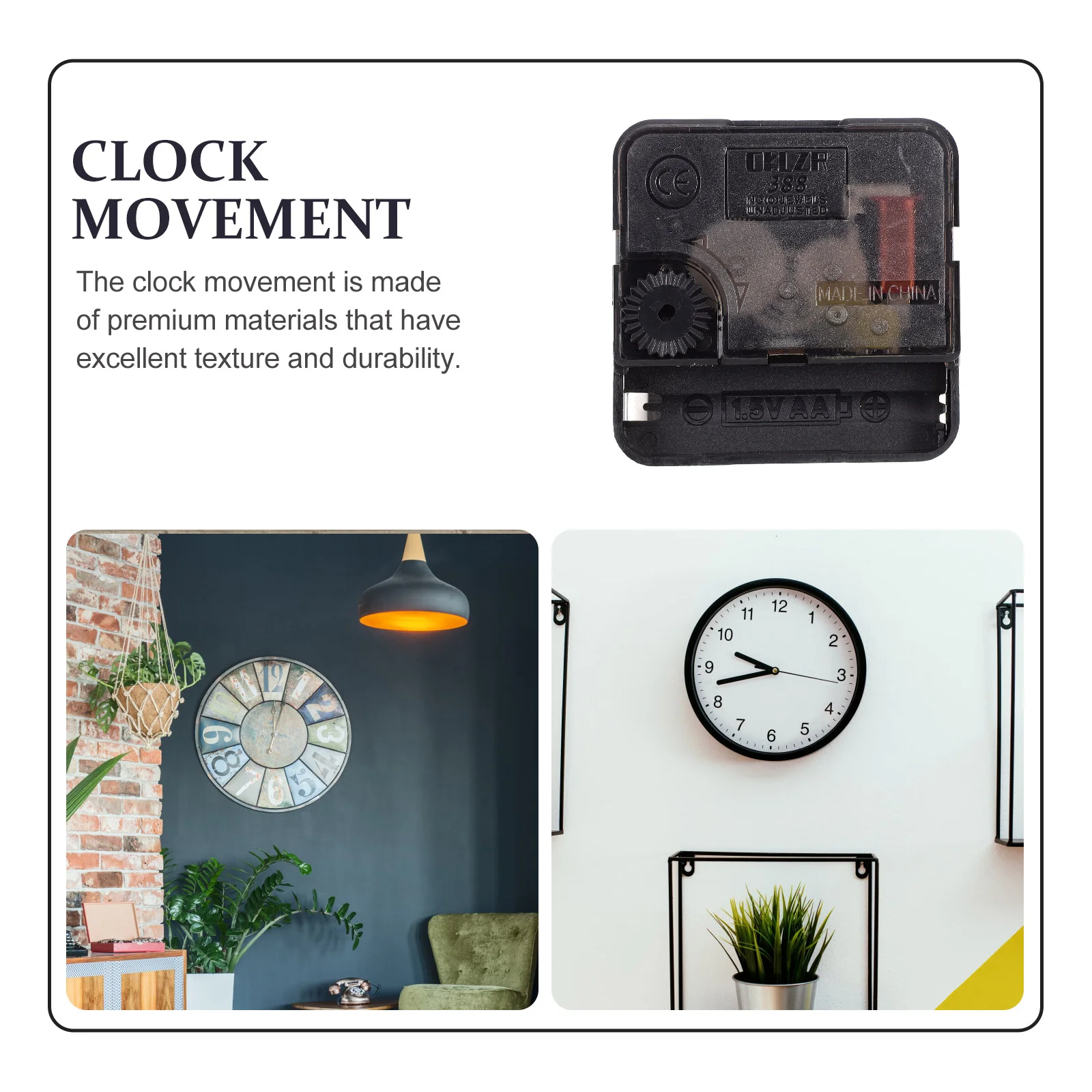 Запасные части для кварцевого второго фотомеханизма настенные часы