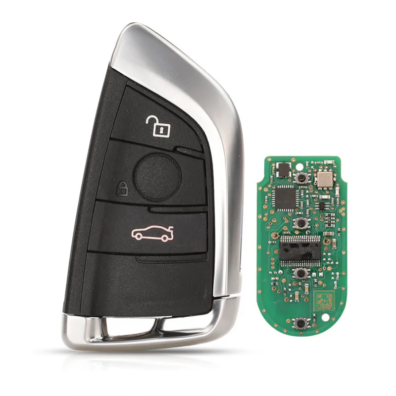 

Jingyuqin 5 шт. 315/43/868 МГц pcf7953 4B модифицированный смарт-пульт дистанционного управления брелок для BMW F CAS4 2 3 4 5 6 7 серии X5 X6 CAS4 + FEM 2011-2017