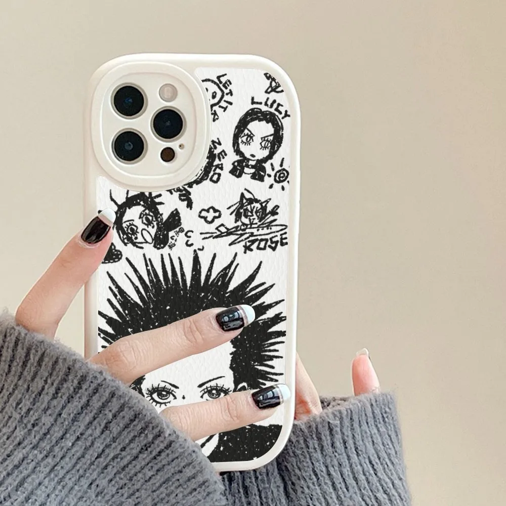 Чехол для телефона Nana Osaki из аниме жесткой кожи iPhone 14 13 12 Mini 11 Pro Max Xs X Xr 7 8 Plus Fundas