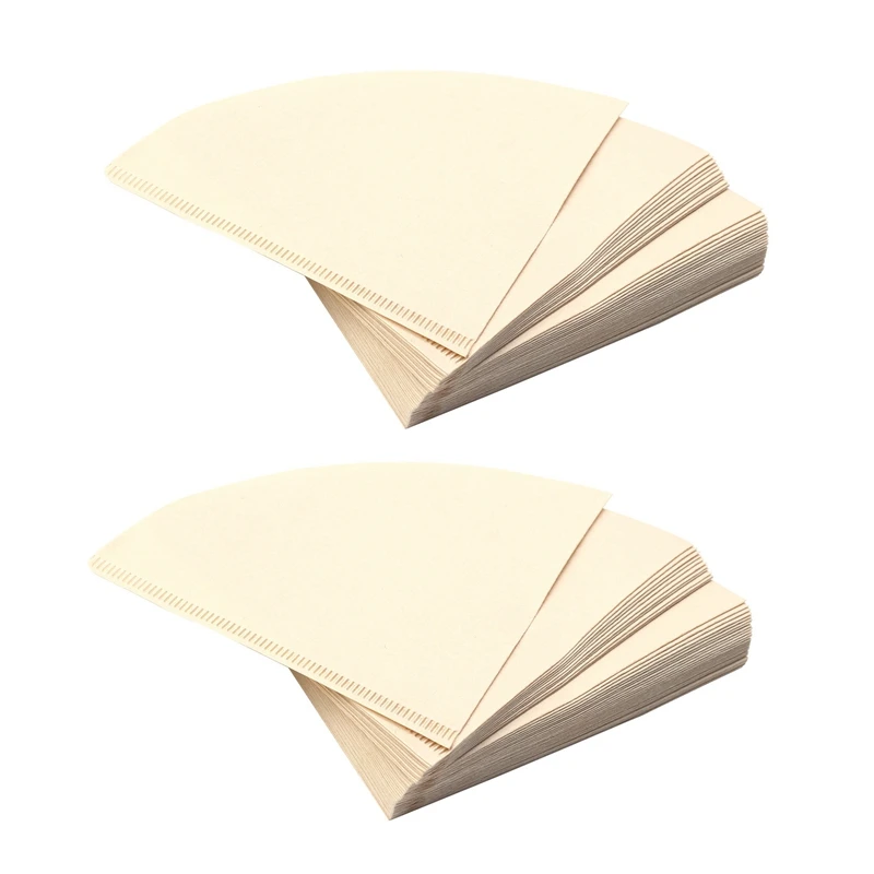 

80X V60 специальный фильтр-чашка 102, кофейный фильтр, зеркальная бумага для фильтрации кофе, неотбеленная деревянная капельная бумага в форме к...