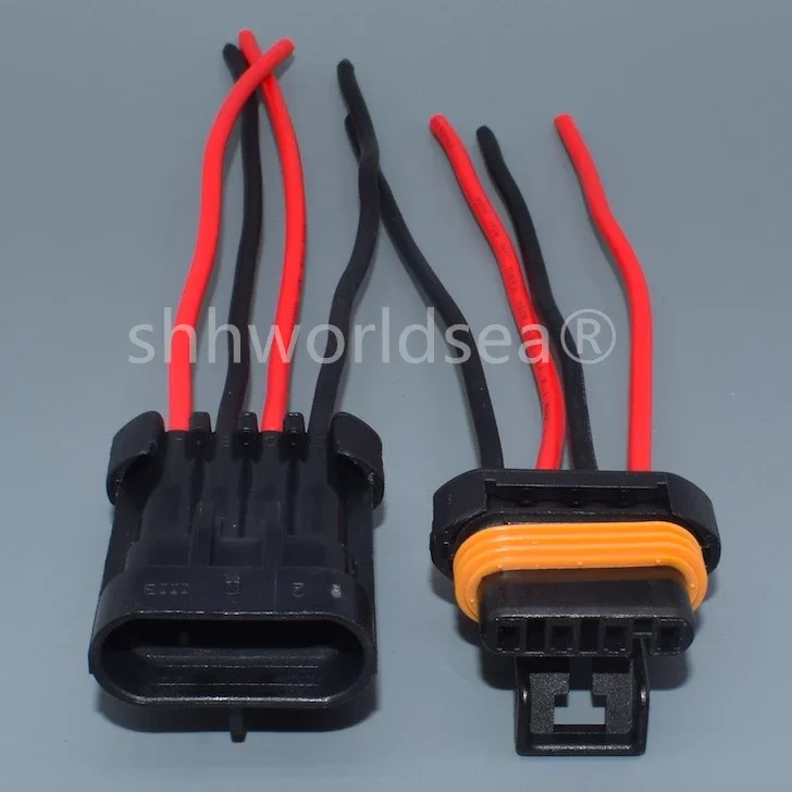 shhworldsea 4-контактный 1 5 мм 12162144 12162102 Разъем датчика кислорода O2 автомобильный