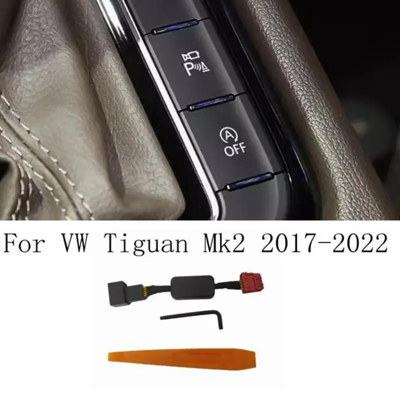 Автомобильный Кабель для автоматического остановки запуска двигателя для Volkswagen VW Tiguan L 2017 ~ 2023, разъем для устройства управления датчиком, автомобильные аксессуары