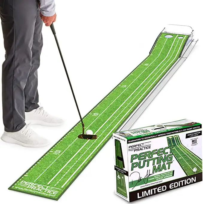 

Golf Putting Mat Acrylic Edition, 9.6', Crystal Velvet Trueroll Technology