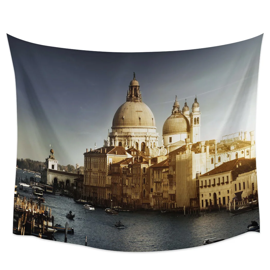 Итальянский Гранд Канал Венеция Украшение Стены Гобелен Дома Гостиная Спальня