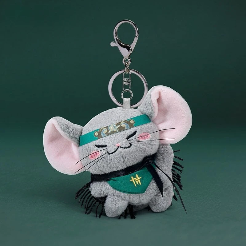 11 см Игровая фигурка Jiuliu Mouse из игры WHERE WINDS MEET, милая мягкая хлопковая кукла в виде животного, мультяшная аниме-мини-игрушка, декор для фанатов, подарки (art.: 3920d8a4b655e) - 3920d8a4b655e