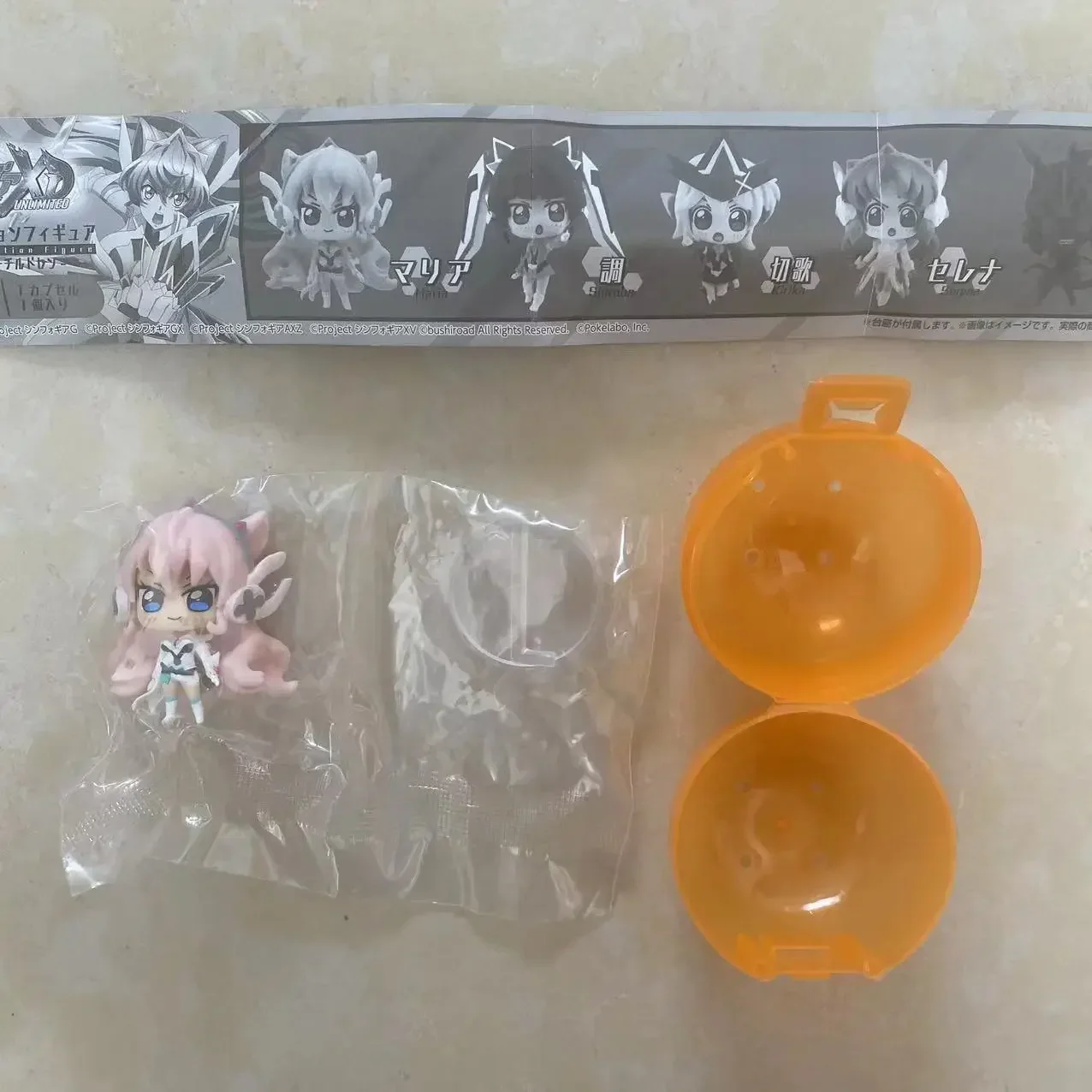 Японская натуральная масштабная модель Gacha Senki Zessho Symphogear Tachibana Hibiki Amou Kanade