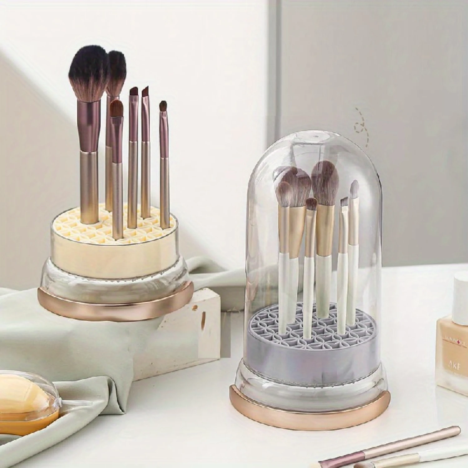 Держатель кистей для макияжа кисть и шайба силиконовый набор инструментов