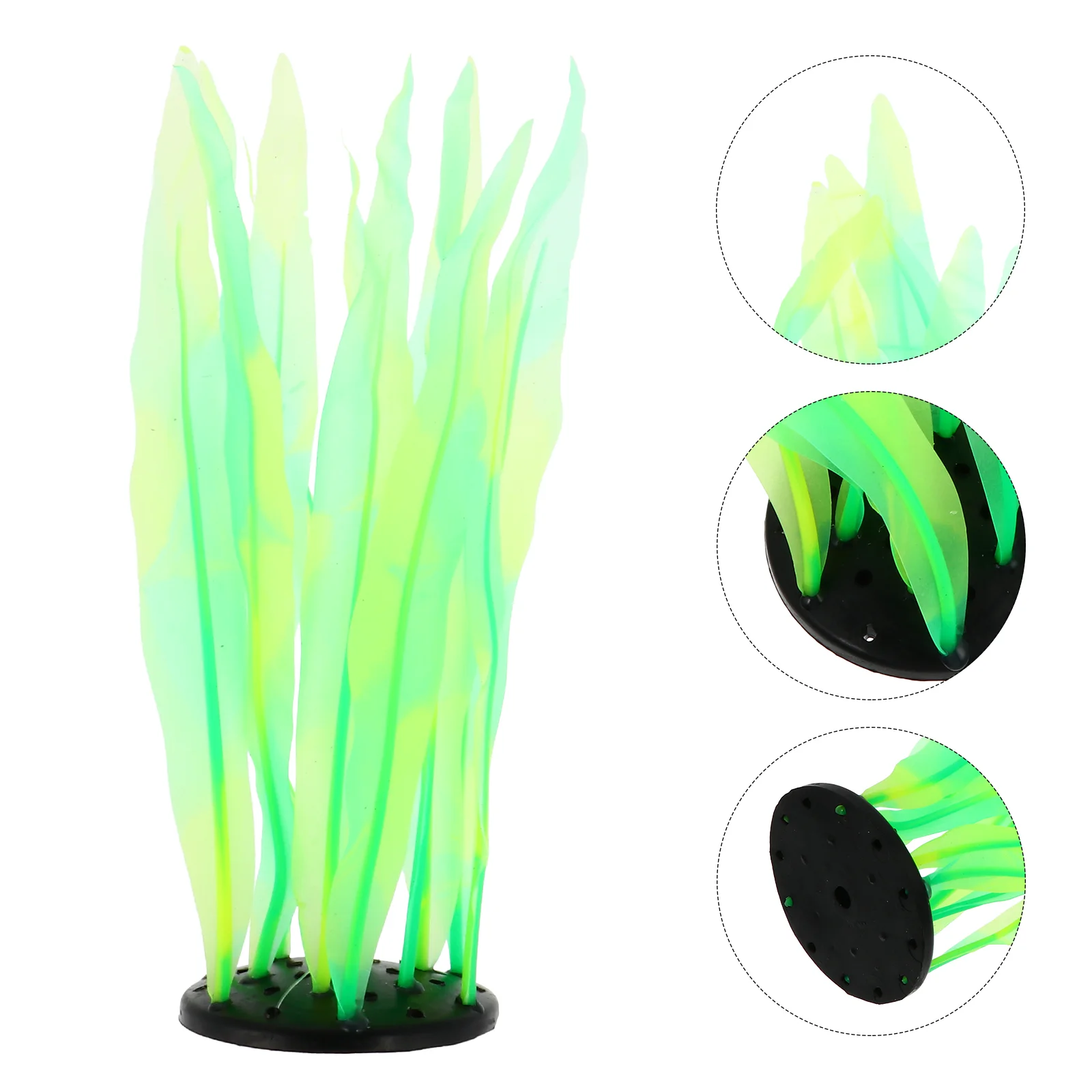 

Tank Aquarium Coral Artificial Decoration Ornament Decor Landscape Glowing Accessory Reef Lifelike Luminous Glow Seaweed Water