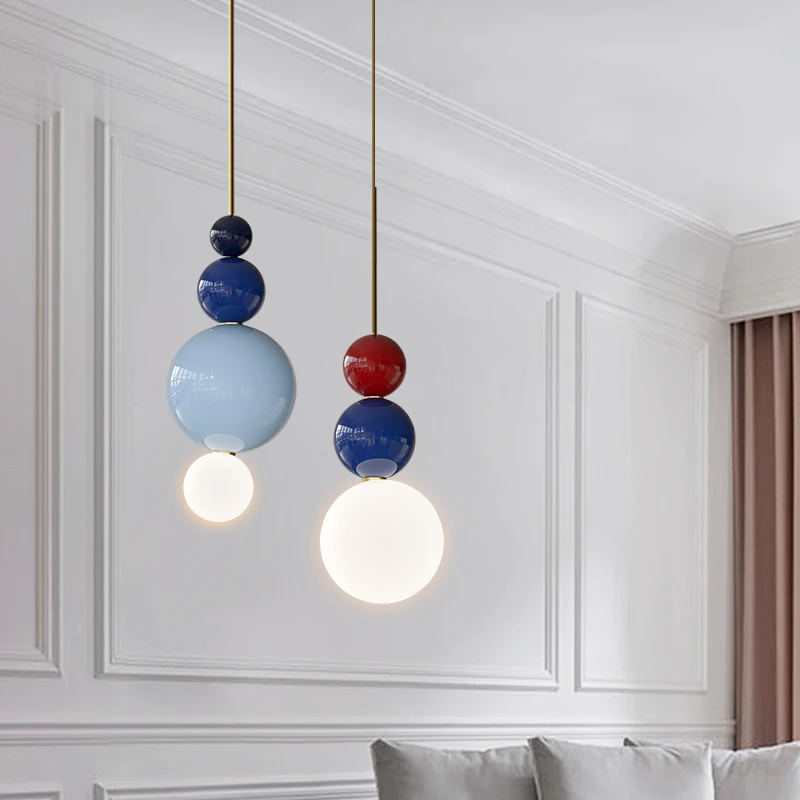 

Warm Modern Minimalist Pendant Lights Led G9 Individual Resin Hanging Lamp Home Decor Living/dining Room Bedside Bedroom Study
