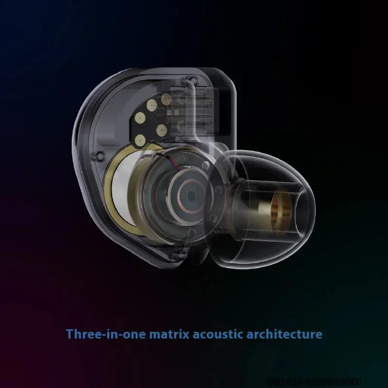 Фото Наушники SIMGOT EW300 DSP проводные, 1DD+1PLANAR+1PZT, HiFi, с защитой от помех, без подавления шумов, для игр №4