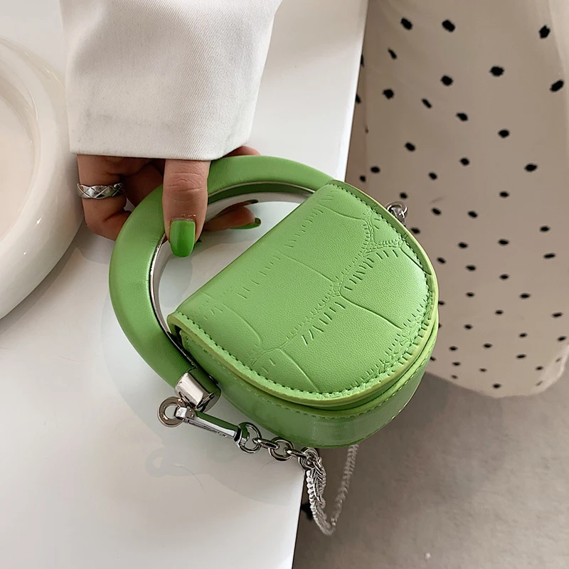 

Stone Pattern 2022 Mini Lipstick PU Leather Crossbody Bag Short Handle for Women Luxury Shoulder Bags Handbag Kawaii Party Totes