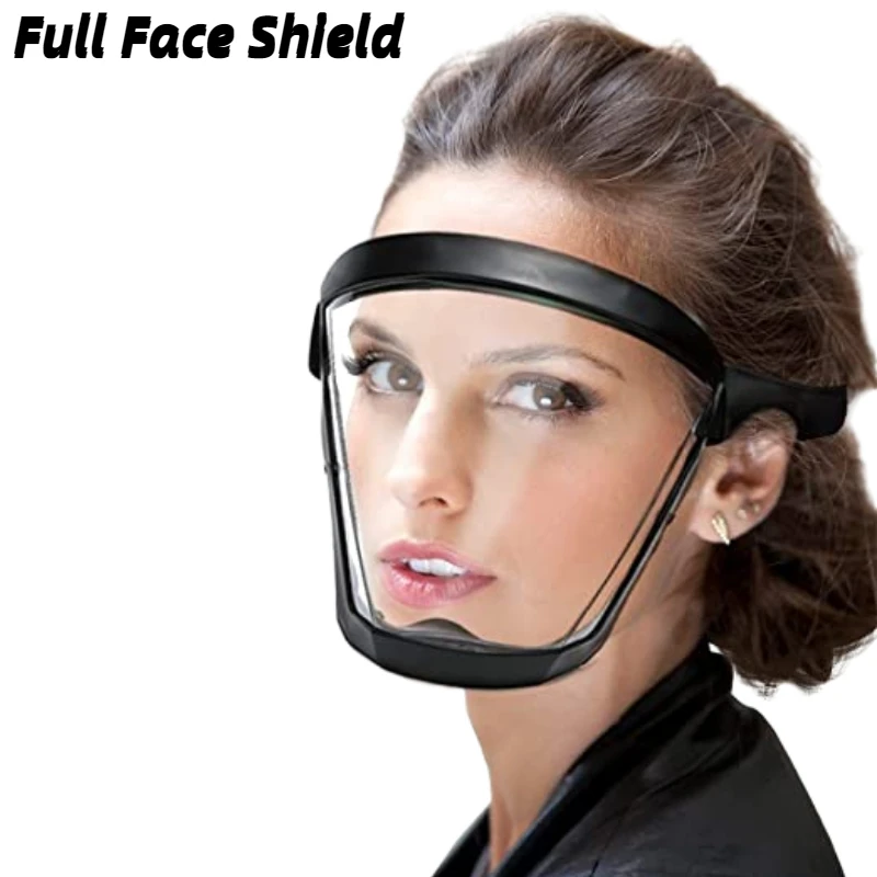 Прозрачные защитные очки на все лицо защитная маска для экрана глаз