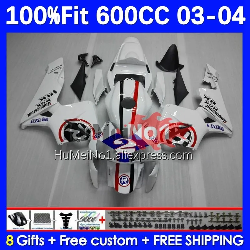 

Injection For HONDA CBR600RR CBR 600RR 600F5 600CC 47No.5 CBR600F5 CBR 600 CC CBR600 RR Repsol blue 2003 2004 F5 03 04 Fairing