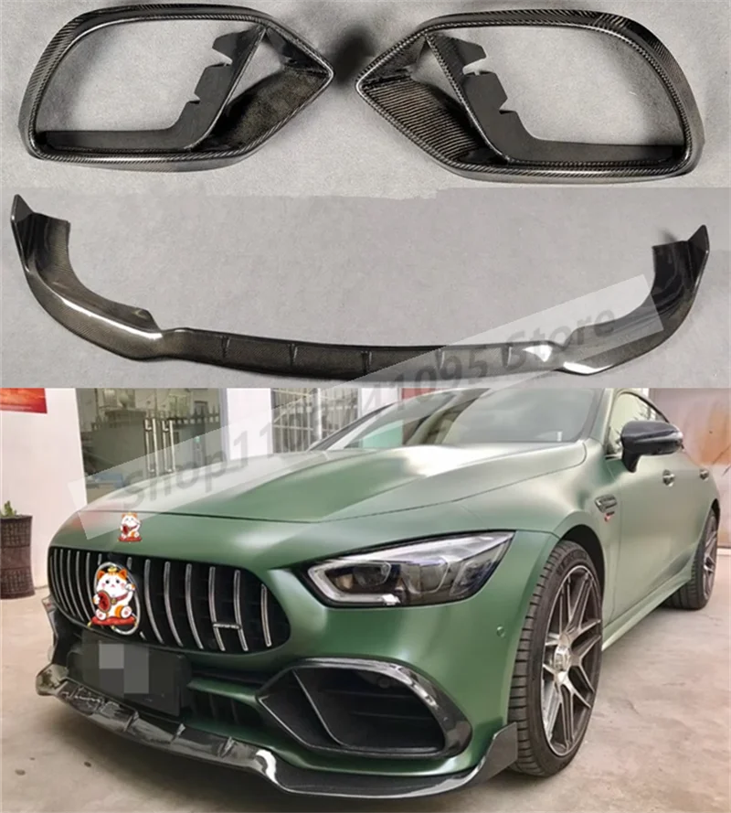 Передний бампер для Mercedes Benz AMG GT50 GT53 2019-2023 крышка спойлера противотуманная задняя