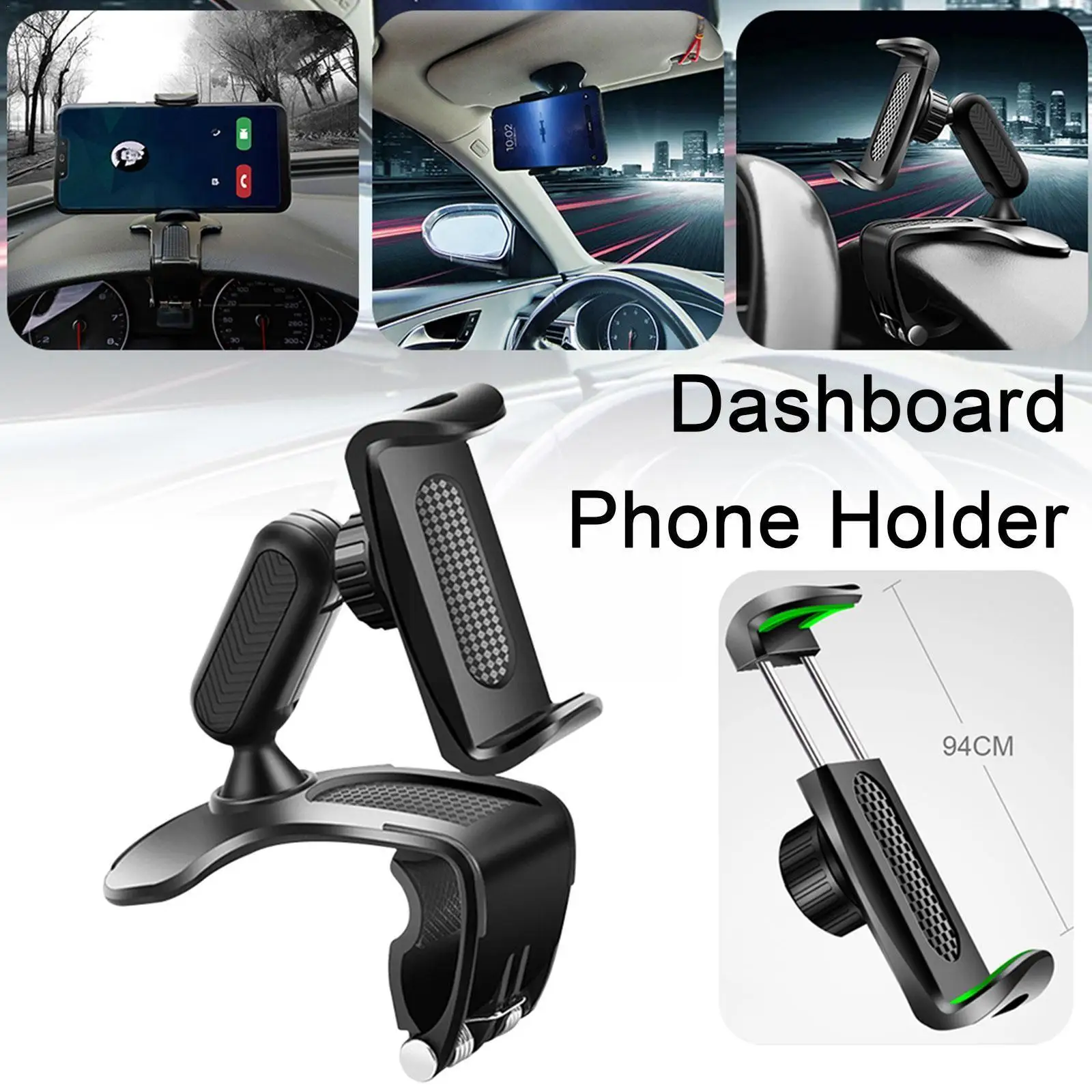 

Автомобильный держатель для телефона, портативный автомобильный держатель, подставка для GPS, автомобильный зажим, подставка для смартфона ...